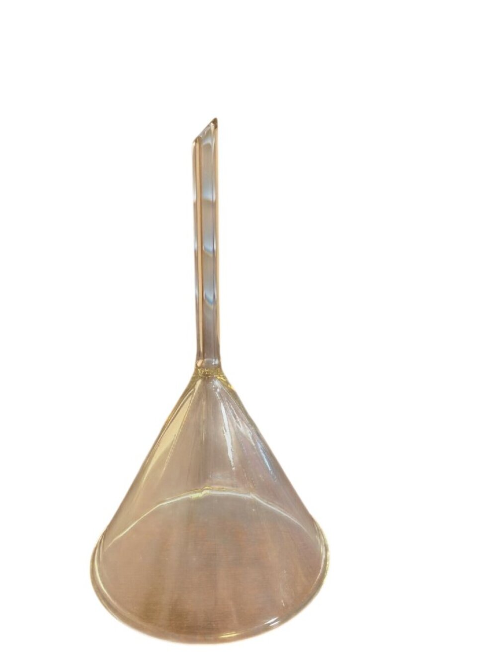 Vintage 1950's PYREX Borosilicate Glass Funnel - 60 Degree Angle - Industrial De
